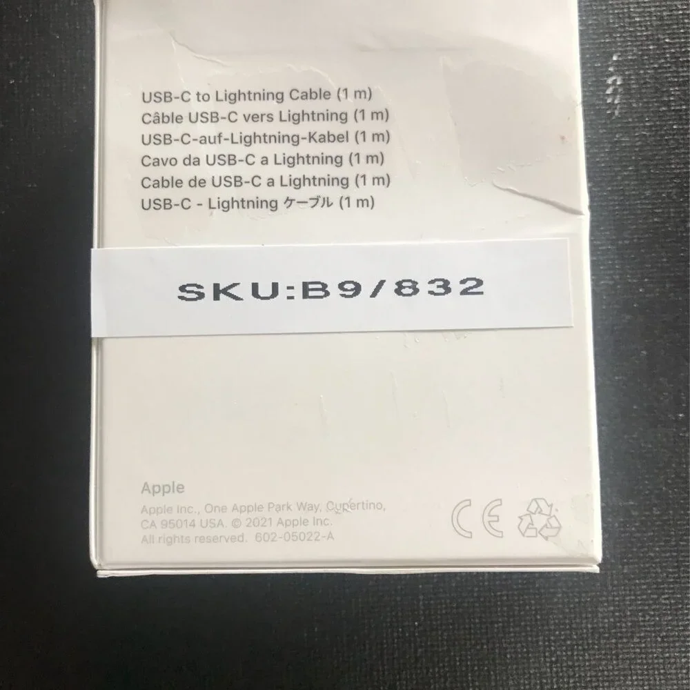 Original Apple USB-C to Lightning Cable (1m)